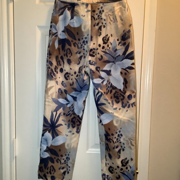 Miss Alliage Collection Floral Ankle fit 2 Piece Pantsuit - Picture 2 of 8